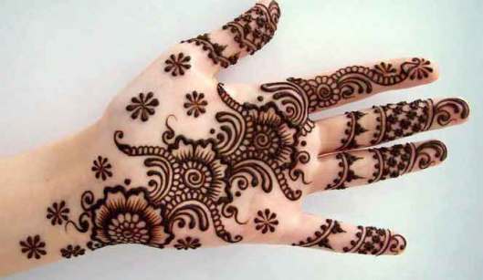 simple mehndi designs for hands 23